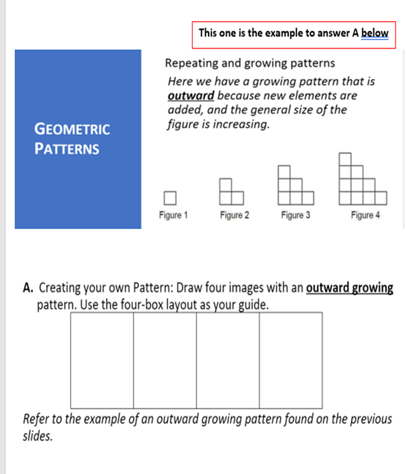 Solved LOGIC PATTERNS Final Answer: This One Is The Example | Chegg.com