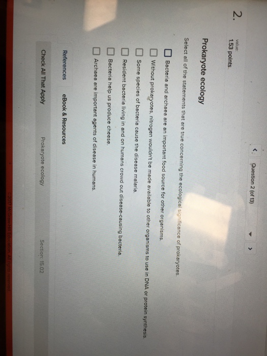 Solved Select all of the statements that are true concerning