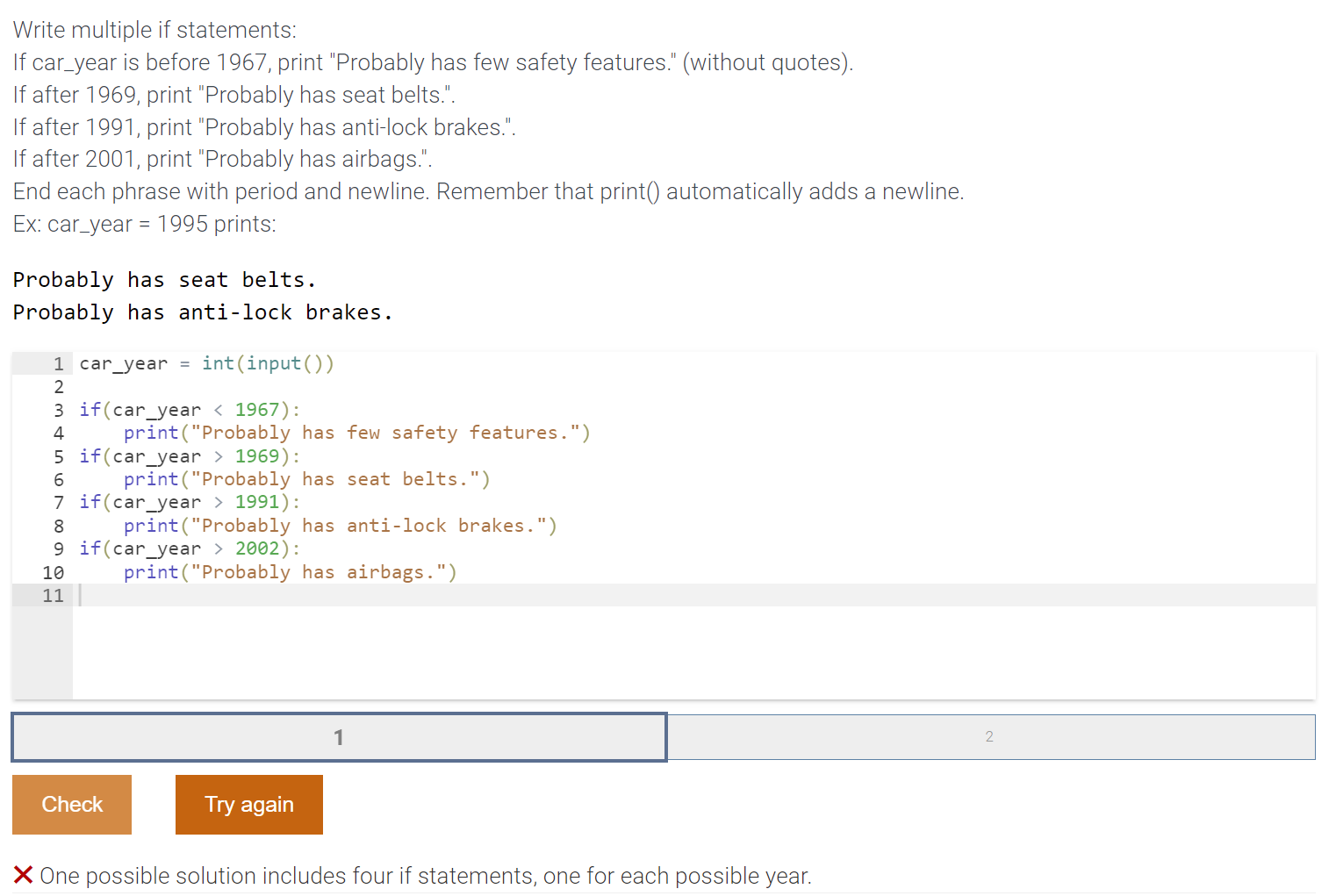 solved-write-multiple-if-statements-if-car-year-is-before-chegg