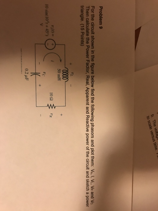 Solved for the circuit shown in the figure below find the | Chegg.com