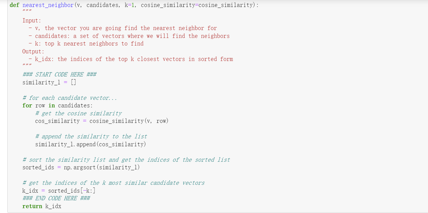 Solved - Vector v, - A set of possible nearest neighbors - k | Chegg.com