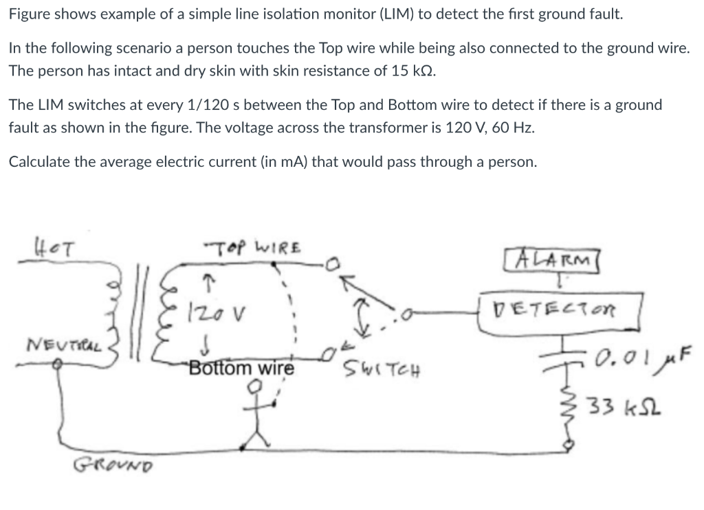 Solved Figure shows example of a simple line isolation | Chegg.com