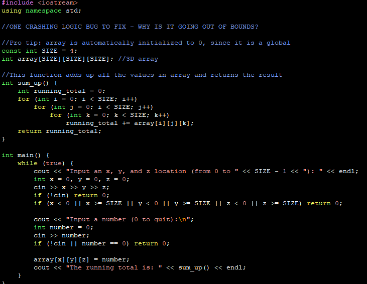 Solved Description of the program: The code writes a number | Chegg.com