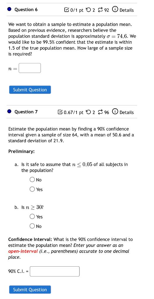 Solved -We want to obtain a sample to estimate a population | Chegg.com