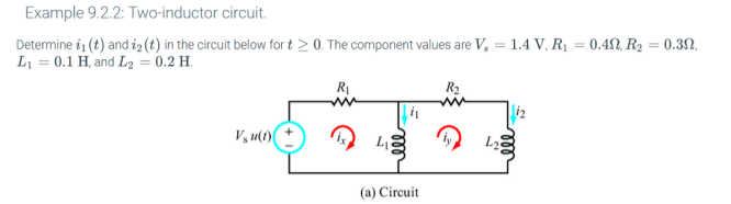 Solved 1. zyBook Solved Example 9.2.2 Two Inductor | Chegg.com