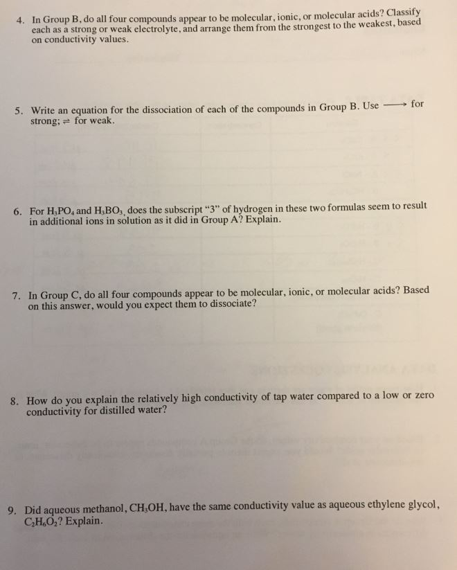 Ji Properties Of Solutions Electrolytes And Chegg 