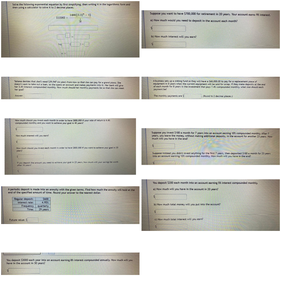 Solved Solve the following exponential equation by first | Chegg.com