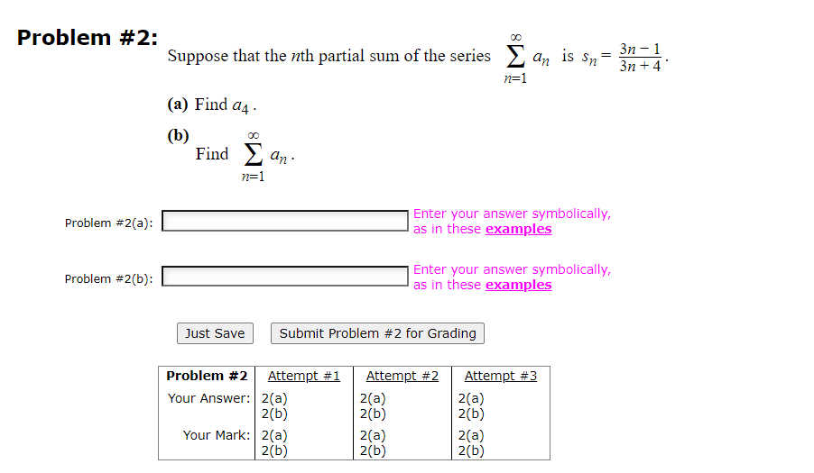 Solved Problem \# 13: Consider The Following Series. | Chegg.com