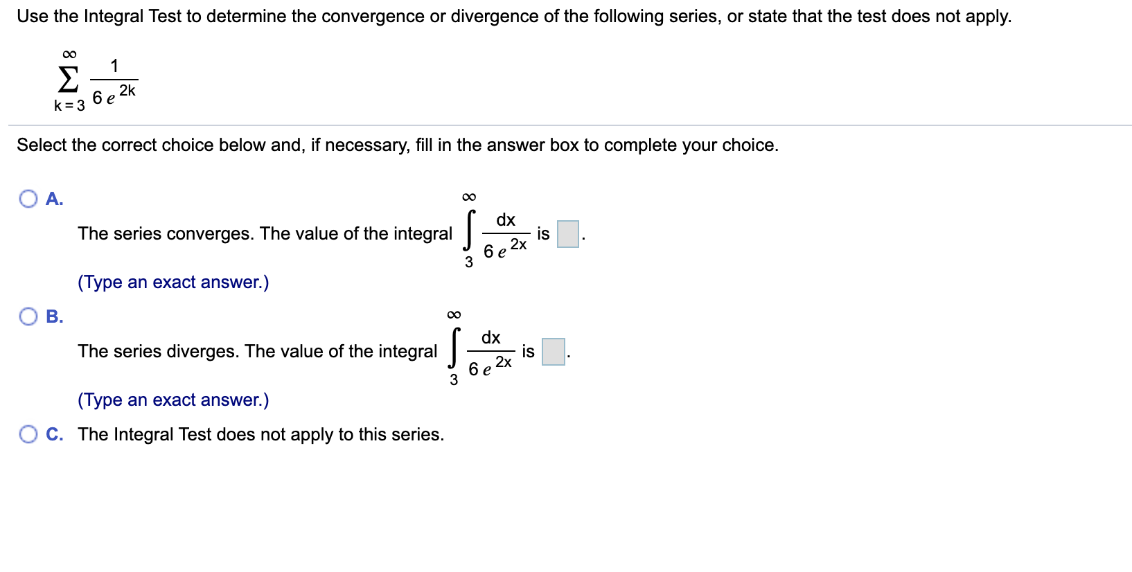 solved-use-the-integral-test-to-determine-the-convergence-or-chegg