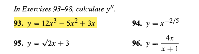 Solved How to compute y''? I posted the answer too i just | Chegg.com