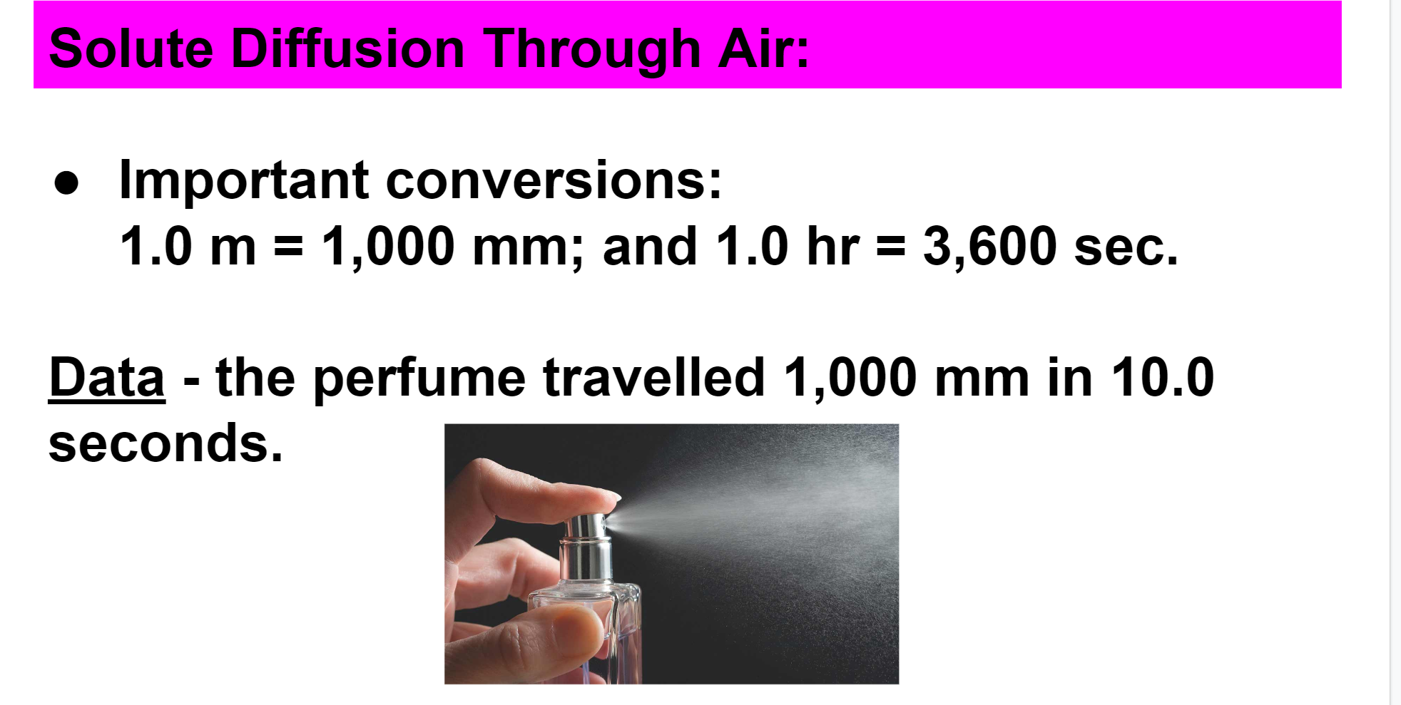 Table 4.1 Speed of Diffusion Medium Time Zero Final | Chegg.com