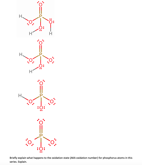 phosphorus oxidation number formula