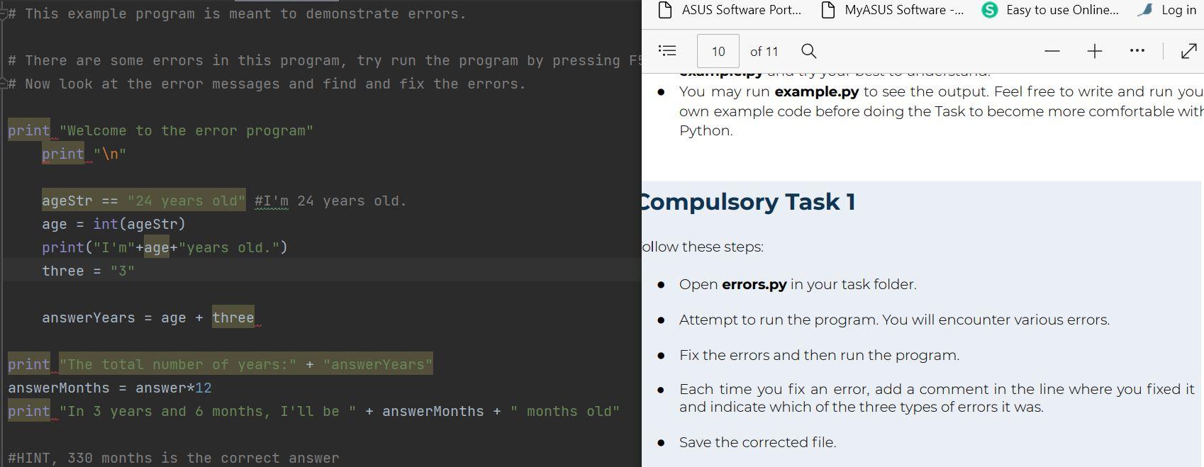 Solved please correct the errors and explain where you | Chegg.com