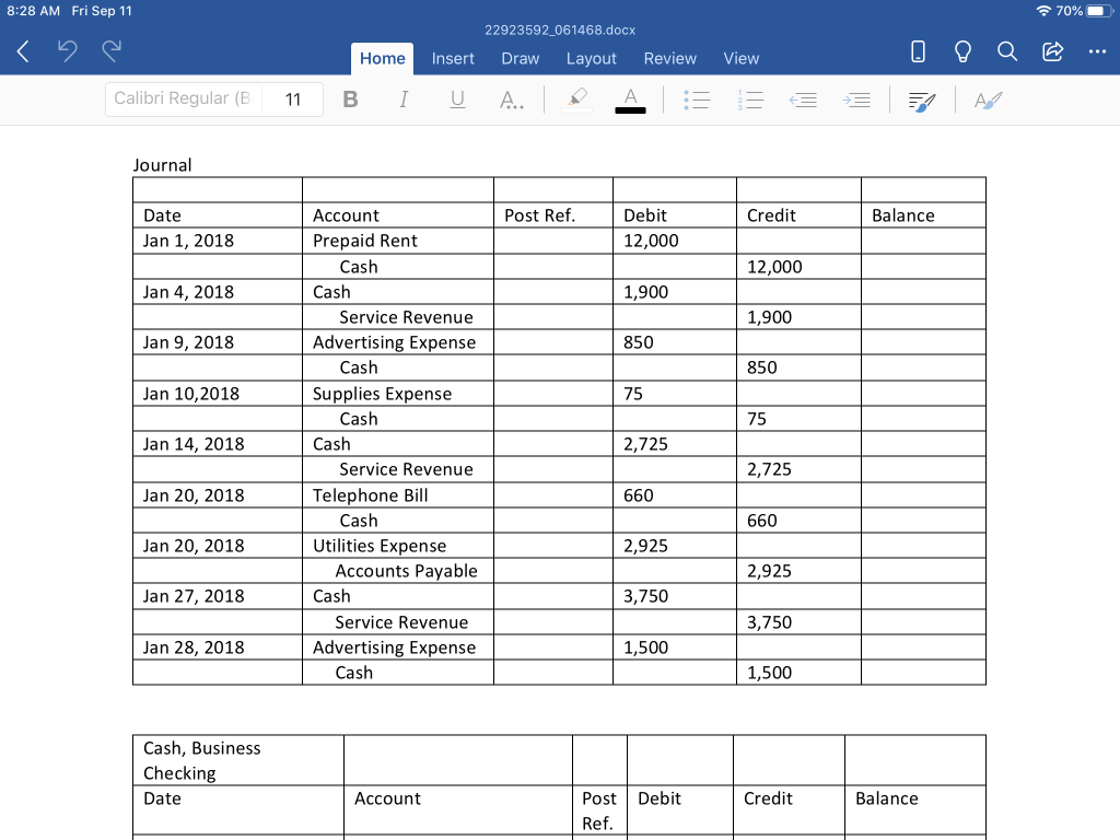 Solved J & L Accounting, Inc. Post-Closing Trial Balance | Chegg.com
