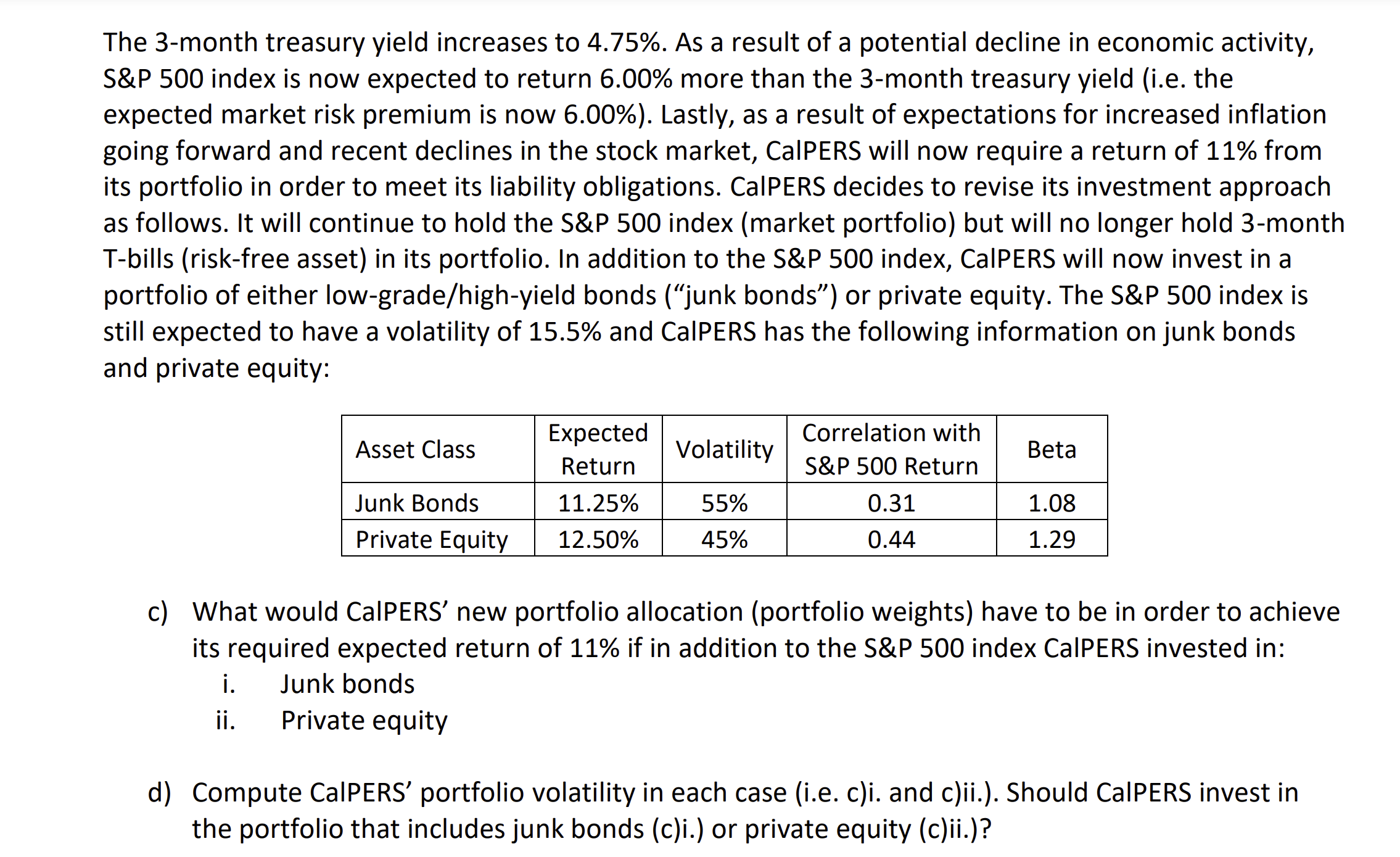 The 3 month treasury yield increases to 4 75 as a chegg