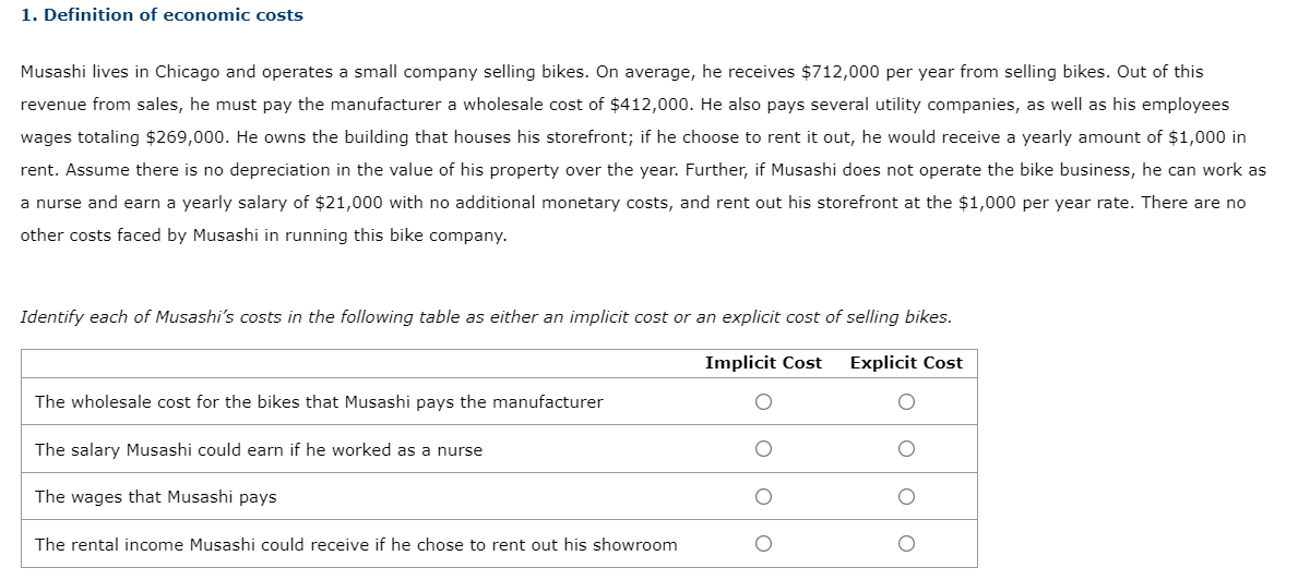 Solved Musashi Lives In Chicago And Operates A Small Company | Chegg.com