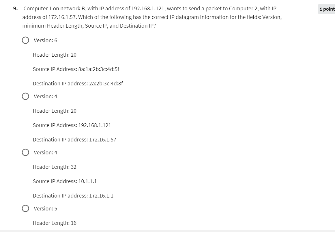 Solved Use the following scenario to answer the 10 questions