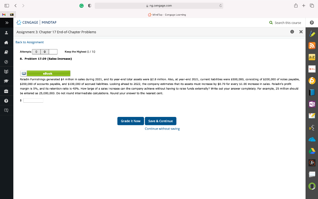Solved Assignment 3: Chapter 17 End-of-Chapter Problems Back | Chegg.com