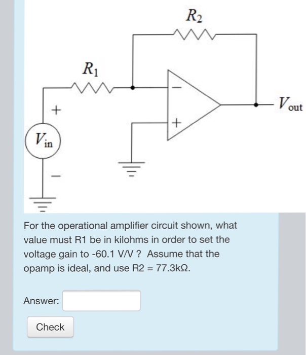 Solved Out In For The Operational Amplifier Circuit Shown 0933