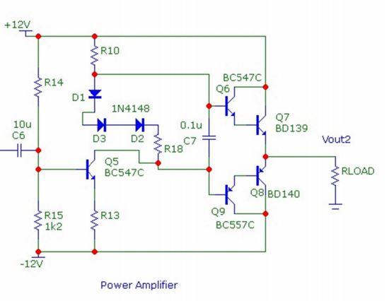 Solved R10=1200 ,R13=10k ,R10=1200 ,RL=8 Analyse by | Chegg.com