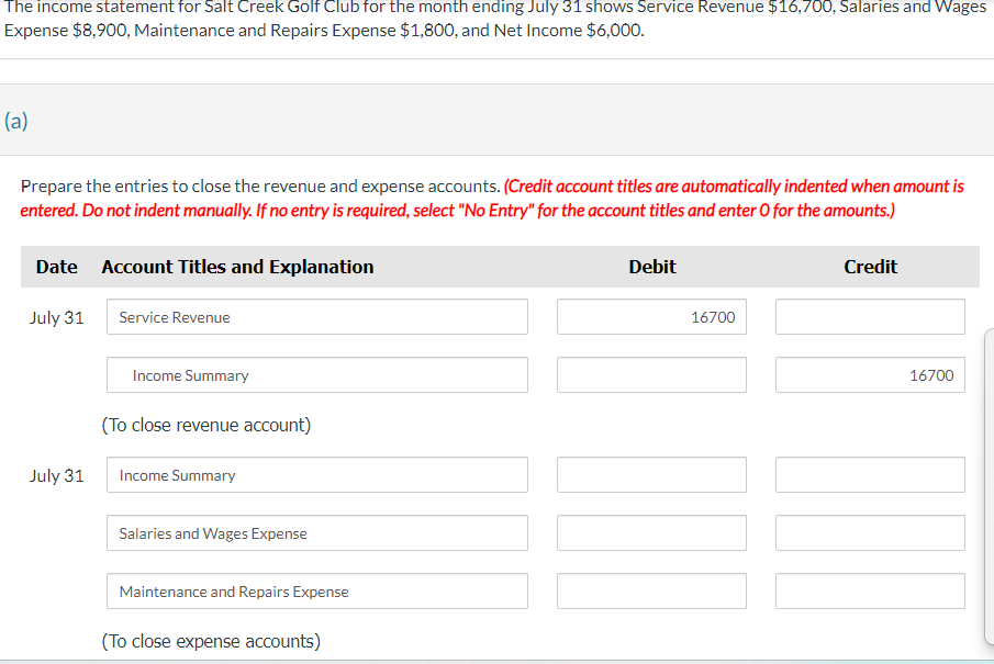 Solved Expense 8,900, ﻿Maintenance and Repairs Expense