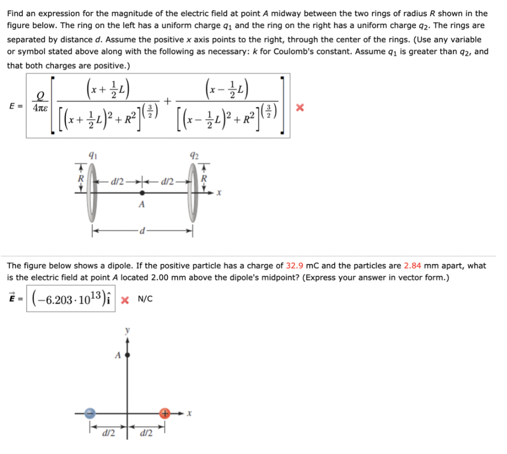 Solved Find an expression for the magnitude of the electric