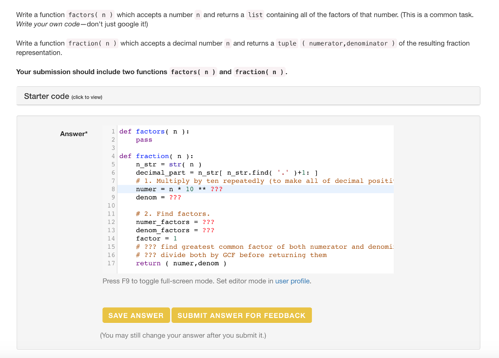 Solved Converting a decimal to a fraction 10 points Although | Chegg.com