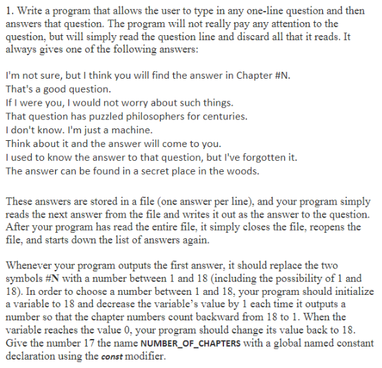 Solved 1. Write a program that allows the user to type in | Chegg.com