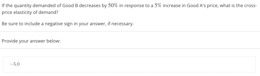 Solved Quantity demanded is a Select the correct answer | Chegg.com