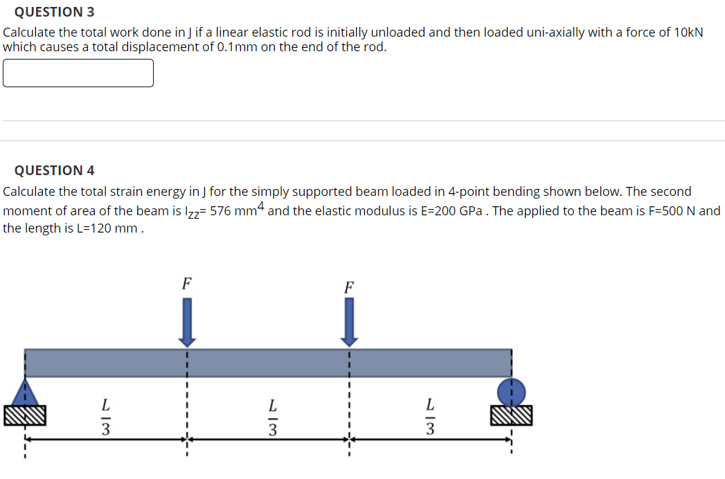 Solved QUESTION 3 Calculate the total work done in J if a | Chegg.com