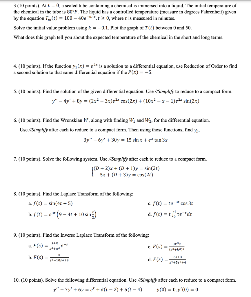 Solved 1 (10 points). Use the function StreamPlot to | Chegg.com