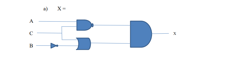 Solved WRITE THE BOOLEAN EXPRESSION FOR THE LOGIC DIAGRAM X | Chegg.com