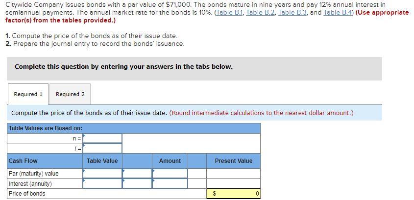 solved-citywide-company-issues-bonds-with-a-par-value-of-chegg