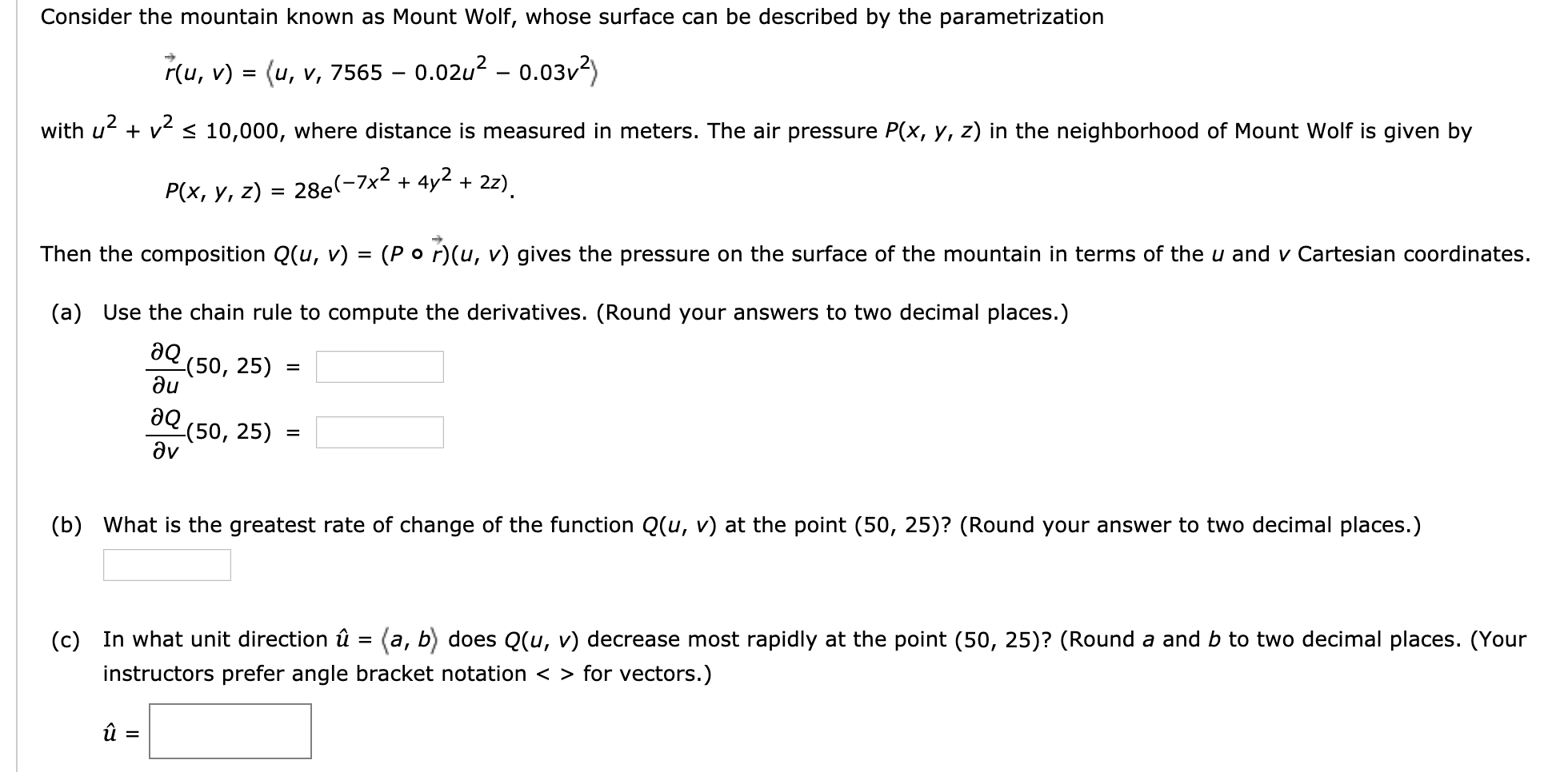 Solved Consider The Mountain Known As Mount Wolf Whose S Chegg Com