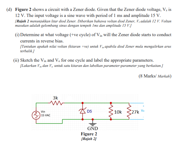 Solved Question 1 Soalan 11 (a) Explain How Reverse Current | Chegg.com