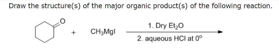 Solved Draw the structure(s) of the major organic product(s) | Chegg.com