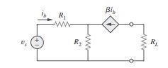 Solved The network of Figure 4.124 models a bipolar | Chegg.com