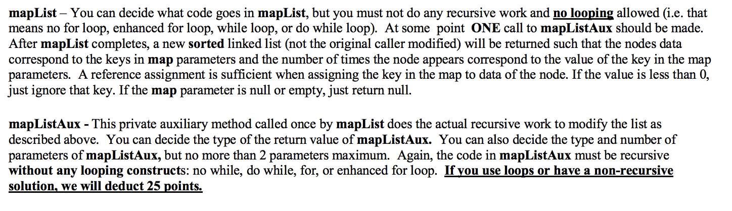 MapList You Can Decide What Code Goes In MapList Chegg Com   PhpOcIUaj