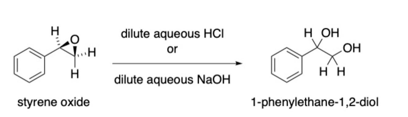 Solved Styrene oxide is shown above, which reacts with | Chegg.com