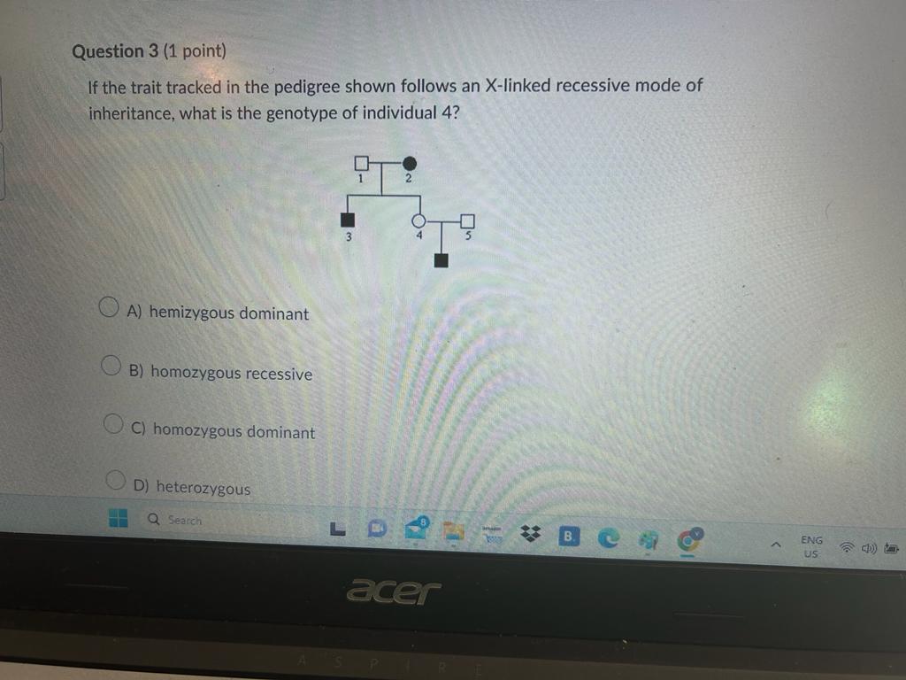 Solved If the trait tracked in the pedigree shown follows an | Chegg.com
