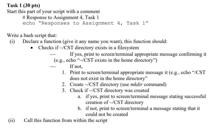 Solved Task 1 (30 Pts) Start This Part Of Your Script With A | Chegg.Com