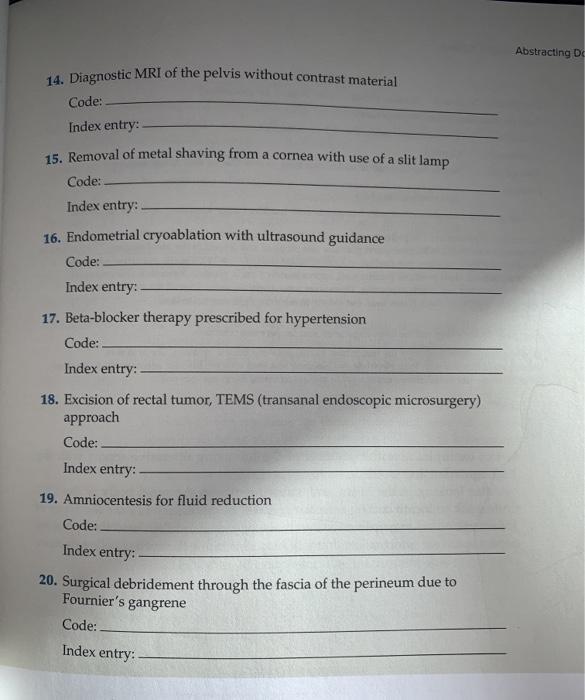 Solved 14. Diagnostic MRI of the pelvis without contrast | Chegg.com
