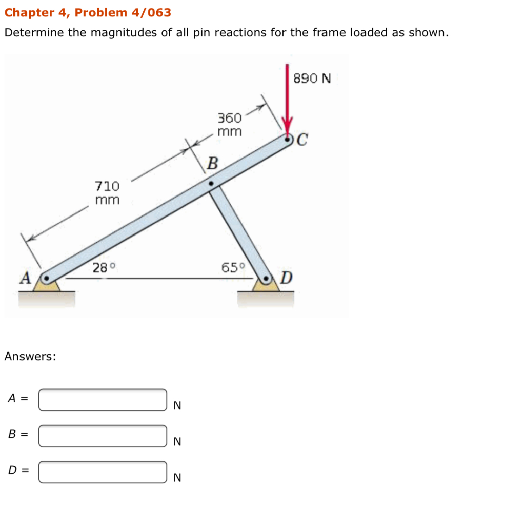 Solved Chapter 4, Problem 4/063 Determine The Magnitudes Of | Chegg.com