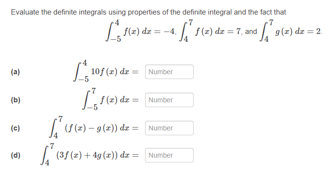 Solved Evaluate the definite integrals using properties of | Chegg.com