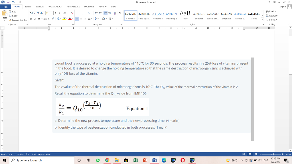 Documenti Word 7 - X Sign in WS. U FILE HOME INSERT | Chegg.com