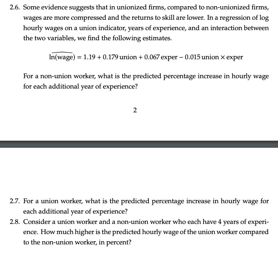 Solved 2. (40 points) The estimates in this question come | Chegg.com