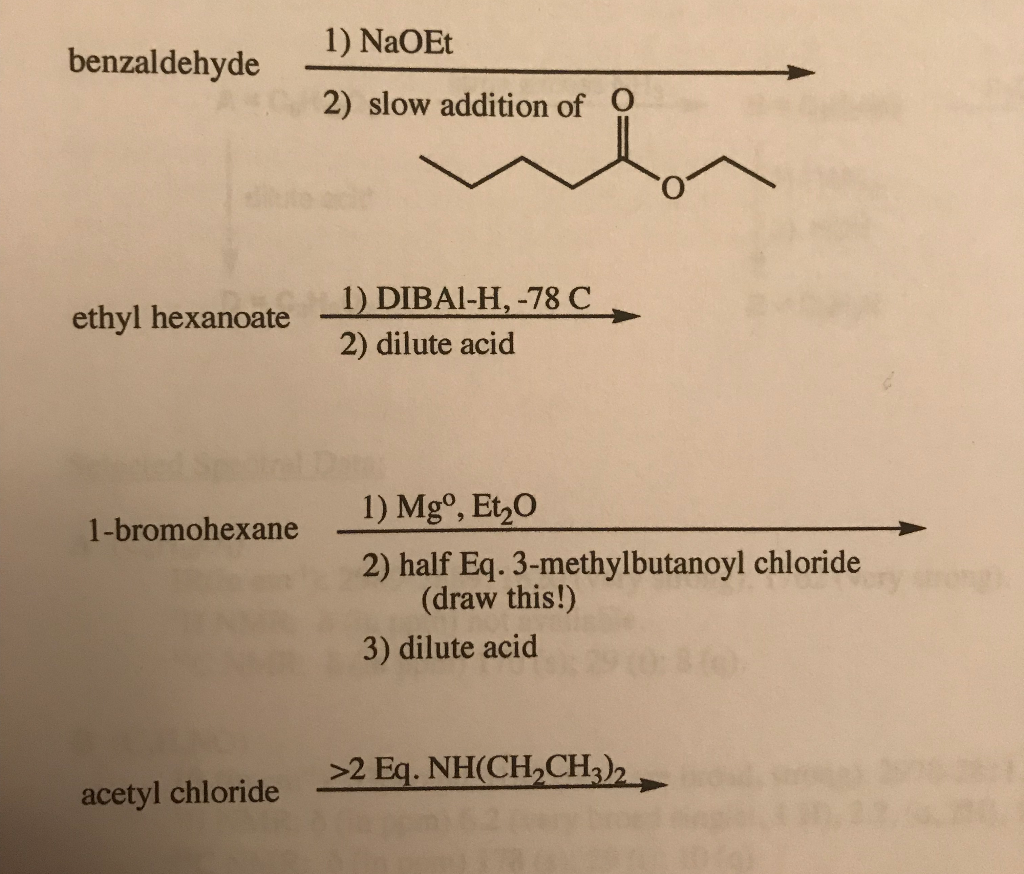 Solved For the following reactions: -draw the structure of | Chegg.com