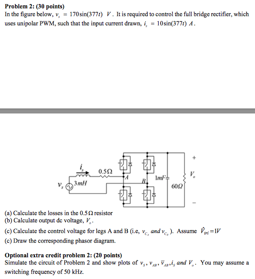 Solved Problem 2: (30 Points) In The Figure Below, | Chegg.com