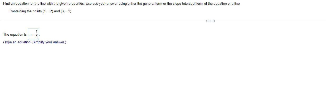 Solved Find an equation of the line L. The equation is (Type | Chegg.com