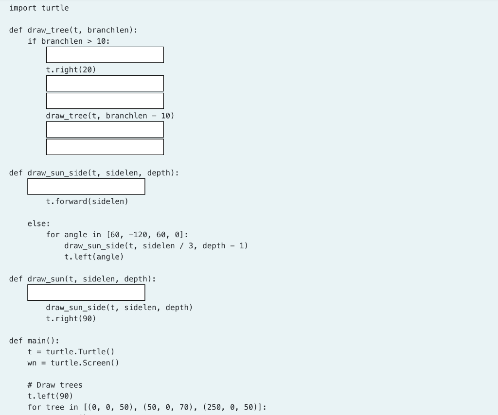 Solved Drag and drop the following lines to create a | Chegg.com